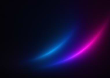 Neon Curves on Dark Background