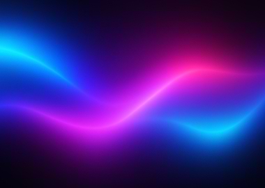 Abstract Neon Wave