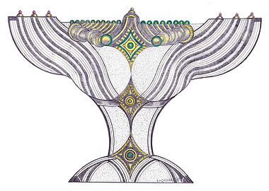 Abstract Art Deco Style Illustration