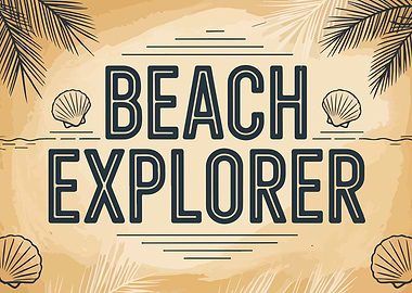 Beach Explorer Graphic Design