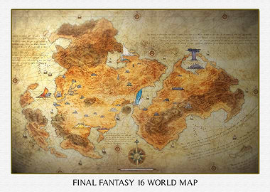 Final Fantasy XVI World Map