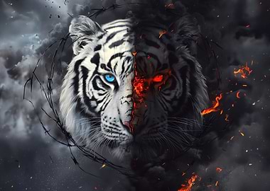 Dual Tiger: Light and Dark