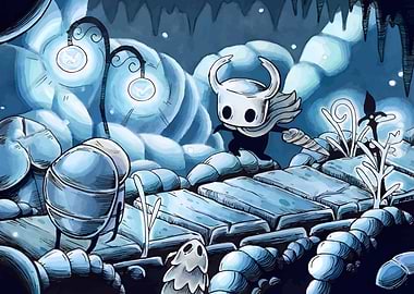Hollow Knight in Crystal Peak