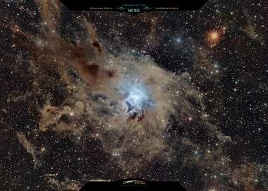 Nebula NGC 7023: Iris Nebula