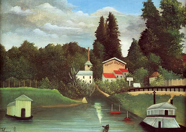 Moulin Balfort by Henri Rousseau, henri rousseau painting