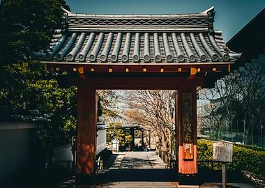 Japanese Temple Gate