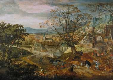 Landscape with Village