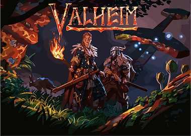 Valheim Game Illustration
