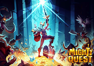 Mighty Quest Game Illustration