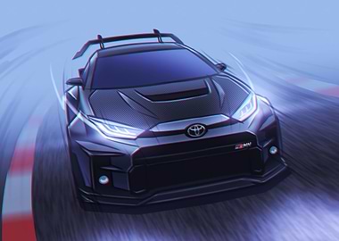 Toyota GR Yaris Racing Car