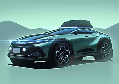 Futuristic Off-Road Car Concept