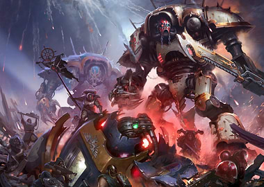 Chaos Knights in Battle of Ordex-Thaag