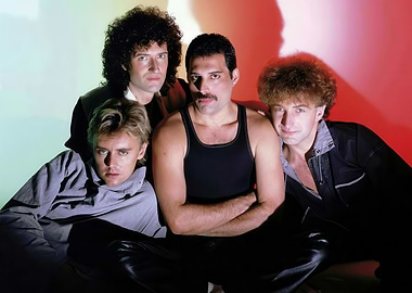 Queen band portrait, 1980s