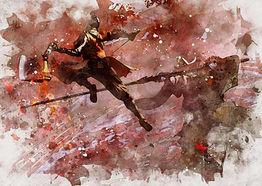 Tenchu Stealth Assassins Watercolor