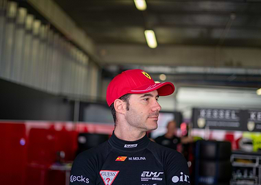 M. Molina in Ferrari Racing Gear
