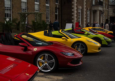 Spider Supercar Lineup - 296 GTB, 458, 570s