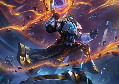 Futuristic Warrior with Energy Weapon