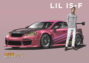 Lil IS-F and Pink Modified Car