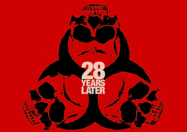 28 Years Later Skull Poster
