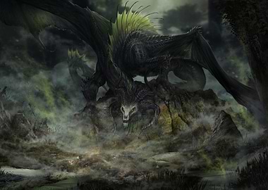 Black Swamp Dragon