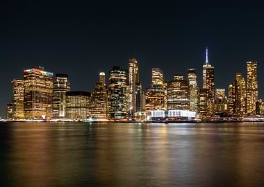 New York City Skyline at Night