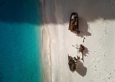 Shipwreck on Zakynthos Island, Greece