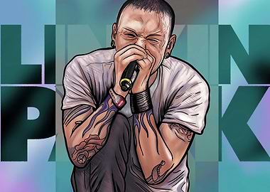 Chester Bennington Linkin Park Illustration