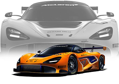 McLaren 720S GT3 Racing Car