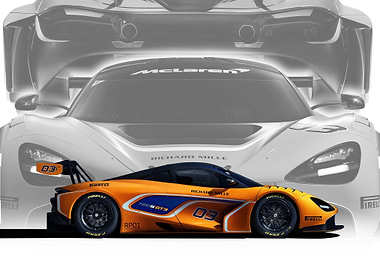 McLaren 720S GT3 Racing Car