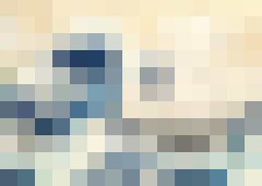 Pixel Art The Great Wave off Kanagawa