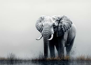 Elephant in Monochrome