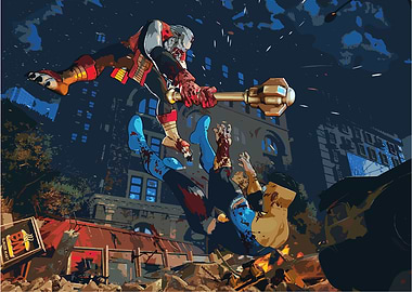 Invincible Battle Scene