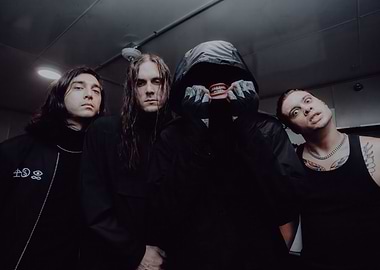 Four Men in Dark Clothing