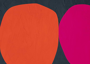 Abstract Shapes on Textured Background