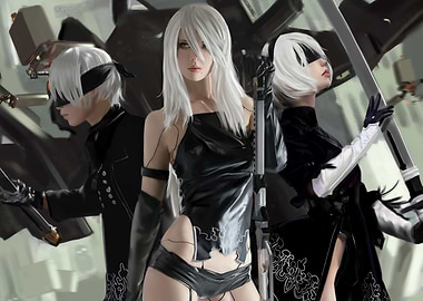 Nier Automata characters