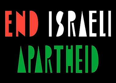 End Israeli Apartheid Graphic