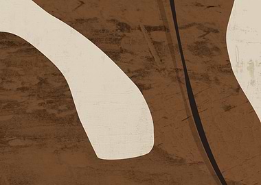 Abstract Brown and Beige Art