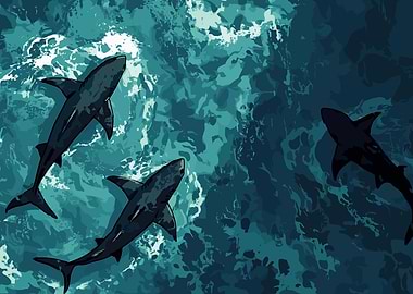 Sharks in the Ocean