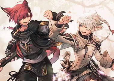 Fantasy Characters High-Five Digital Art