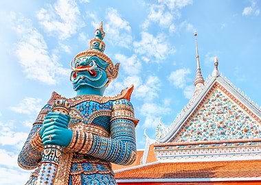 Wat Arun Guardian Statue, Bangkok