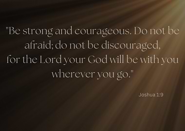 Joshua 1:9 | Inspirational Quote