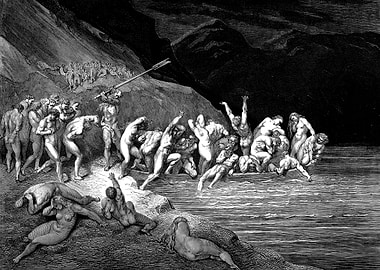 The Embarkation of the Souls — Gustave Dore