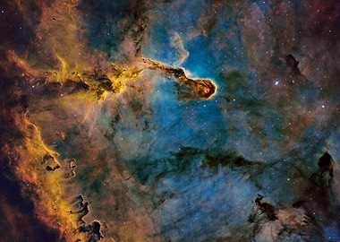 Cosmic Nebula in Deep Space