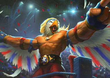 American Eagle Wrestler Champion