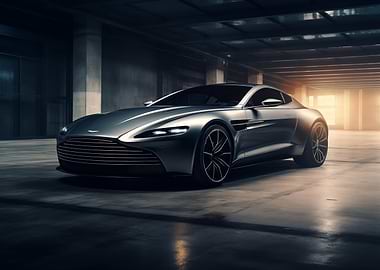 Aston Martin in Garage
