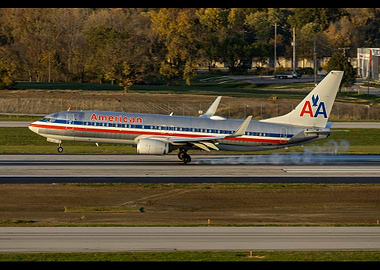 American Airlines Chrome 737