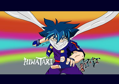 Legendary Beyblade champion Anime art