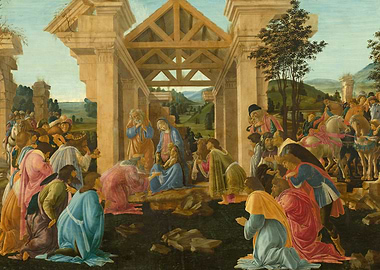 Adoration of the Magi Painting