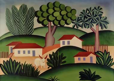 Tarsila do Amaral - The Ox, tarsila do amaral artwork