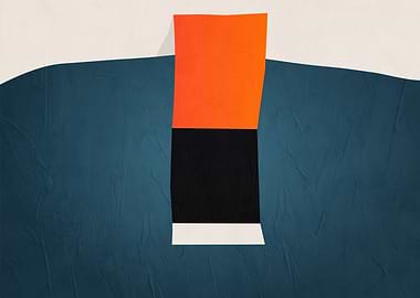 Abstract Color Block Composition